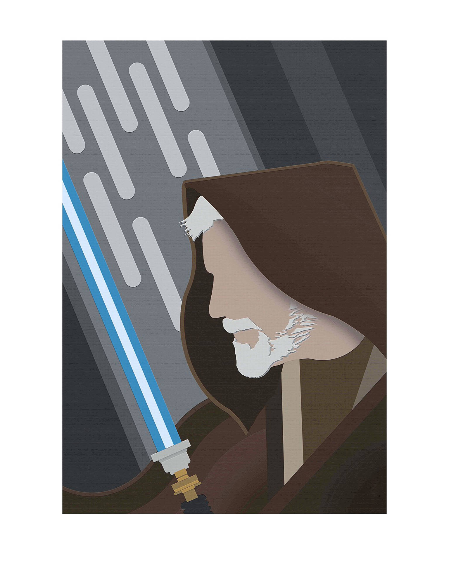 Obi Wan Kenobi Vector Art Background