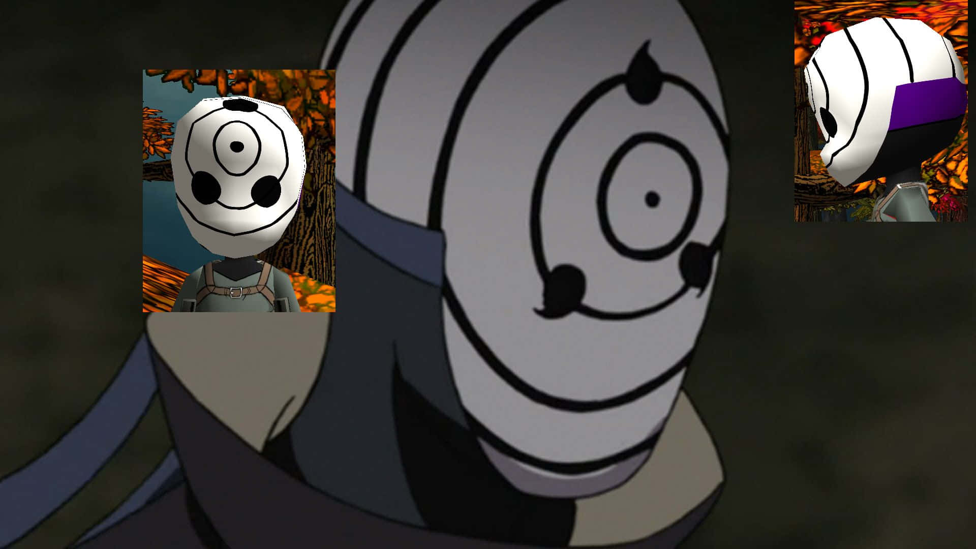 Obito Mask Portrayal Background