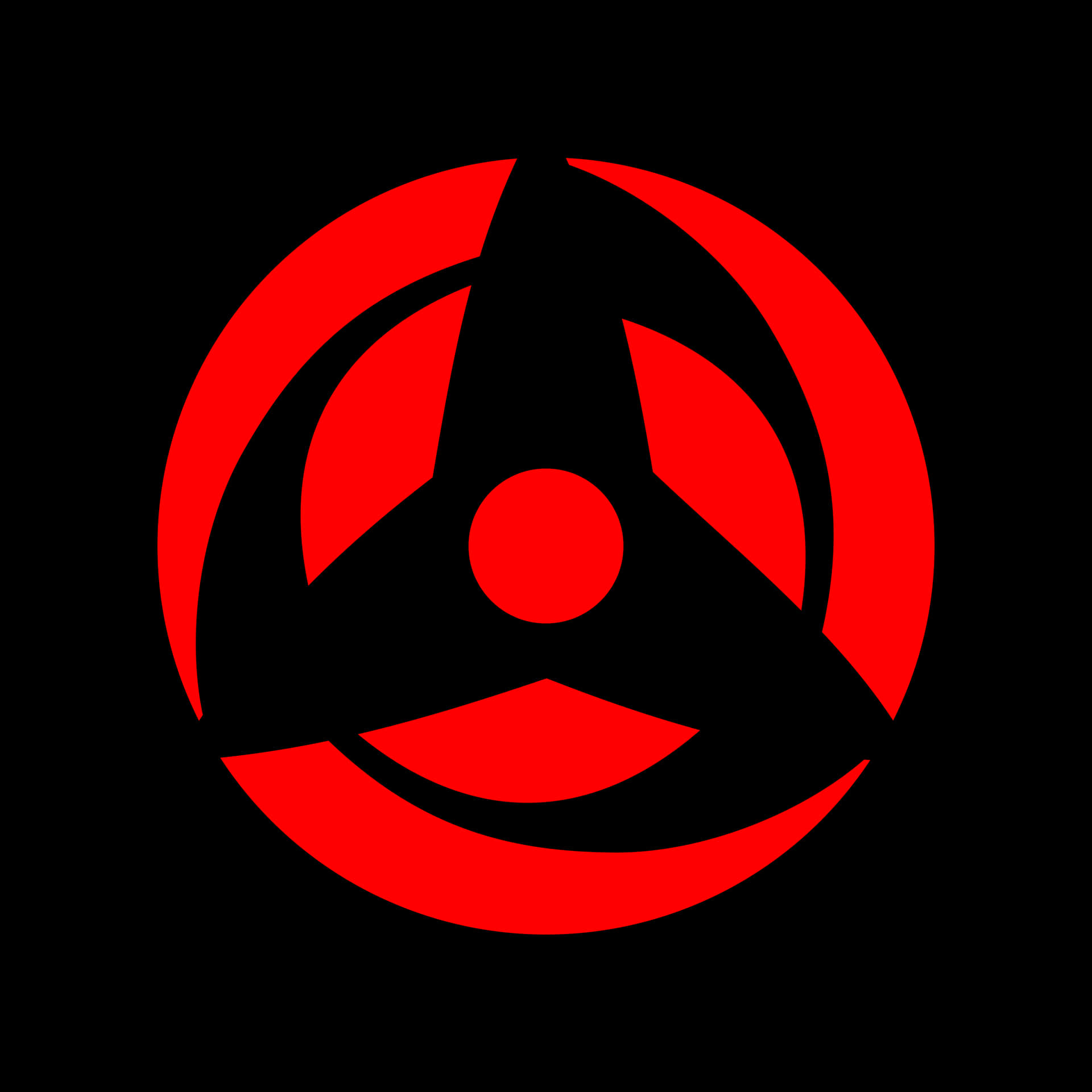Obito Sharingan Red Pfp Background