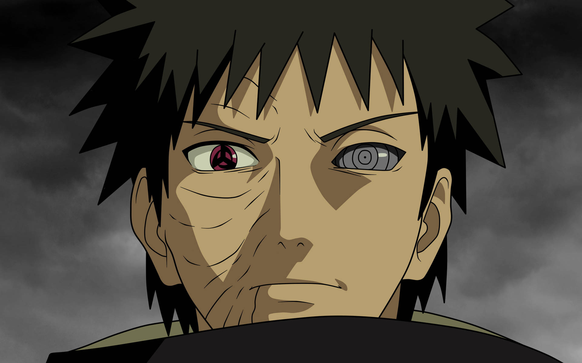 Obito Uchiha Activated Eyes 4k