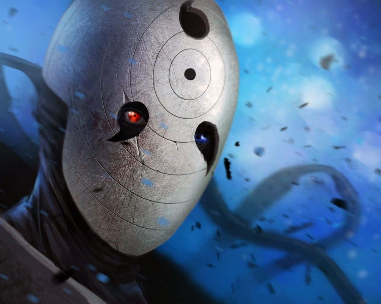 Obito Uchiha's Mask Background