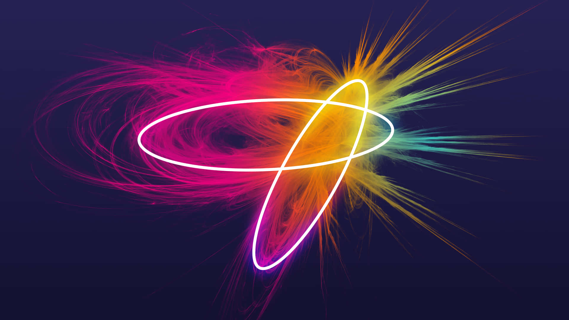 Oblong Neon Color [wallpaper] Background