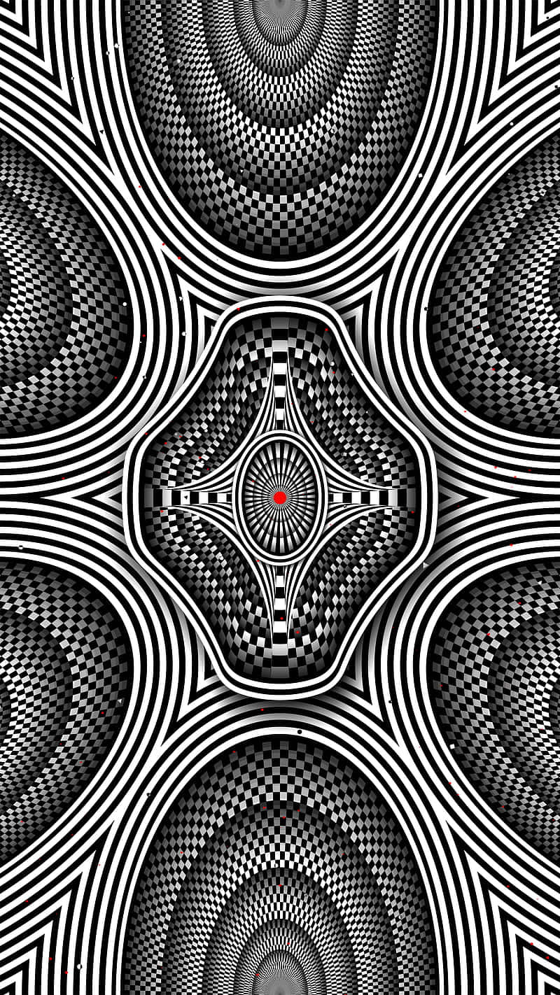 Oblong With Red Dot [wallpaper] Background