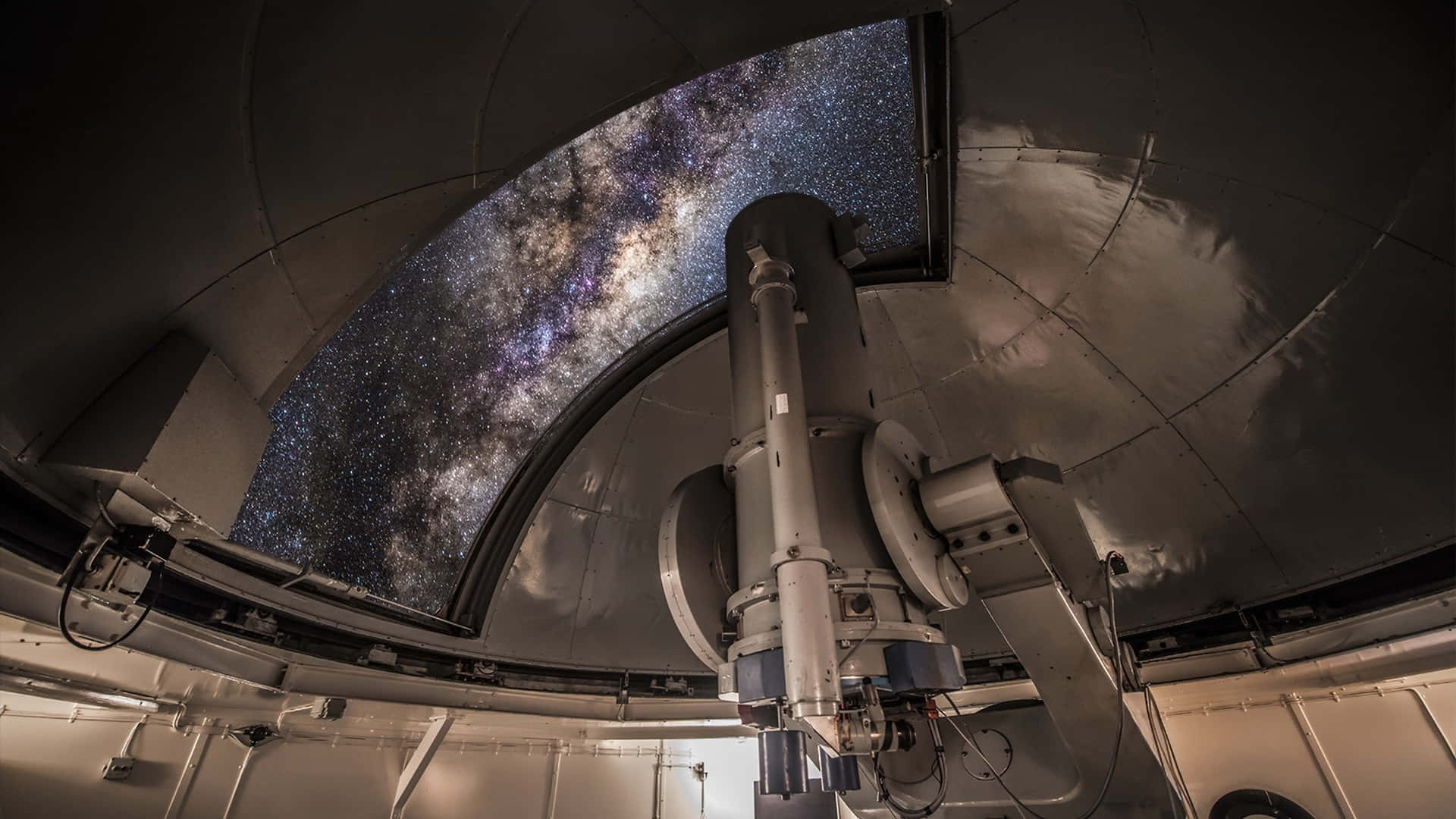 Observatory Telescope Stargazing Background