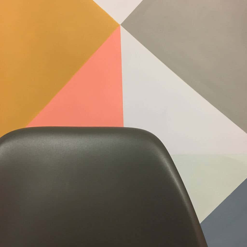 Obtuse Pattern Obscured By The Chair Background