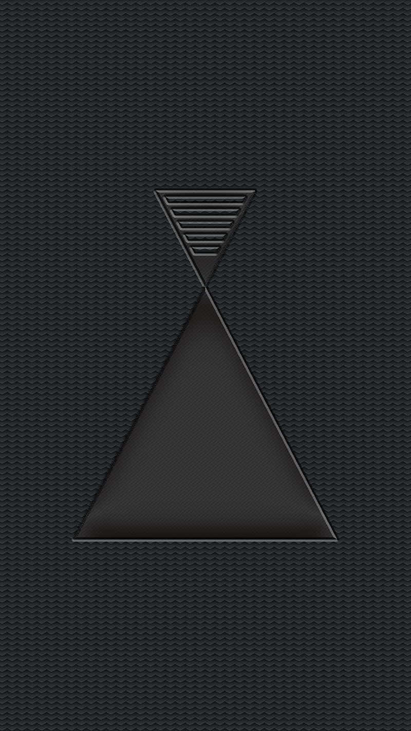 Obtuse Triangles In Black Background