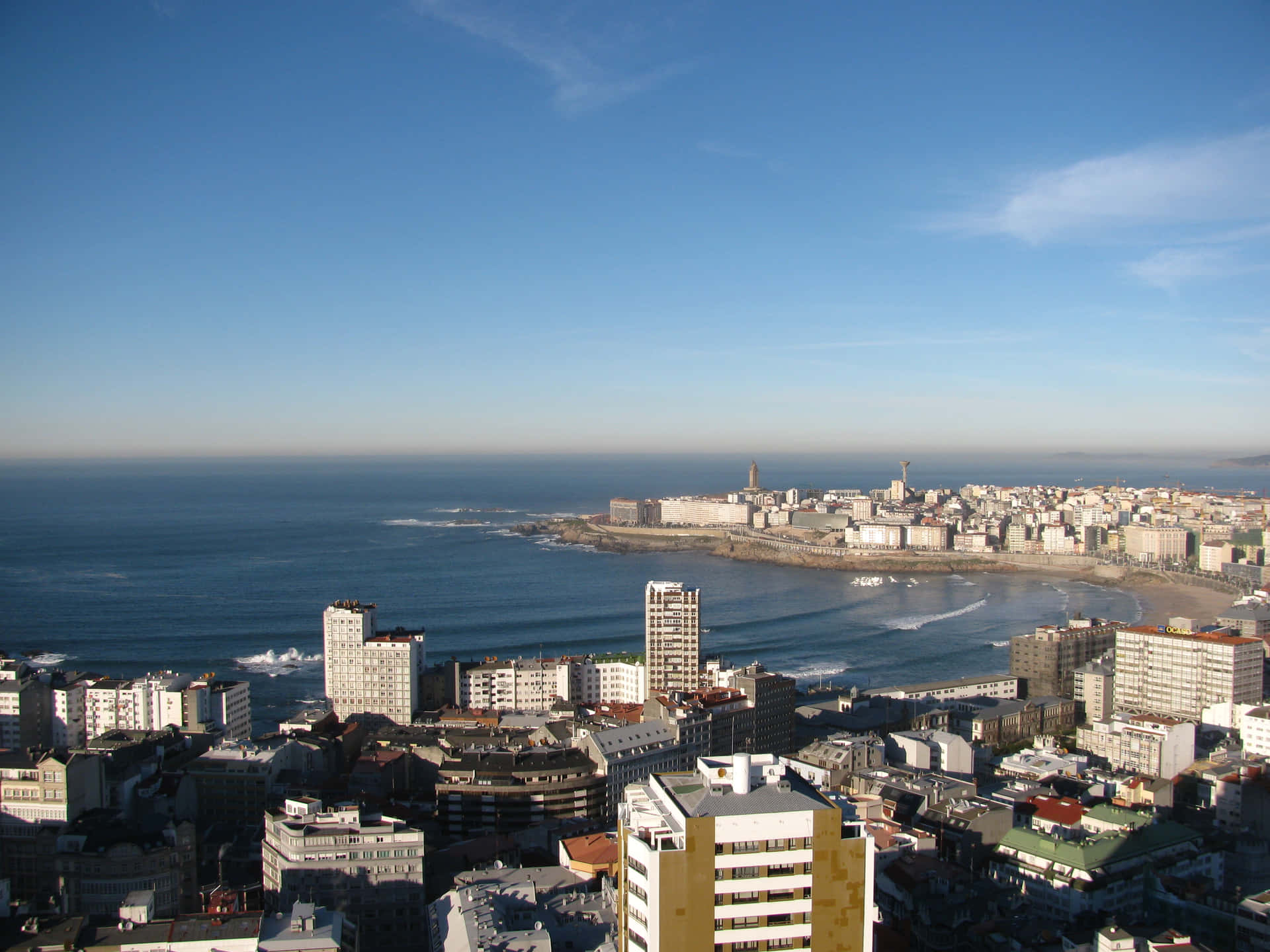 Ocean And Buildings Corunna
