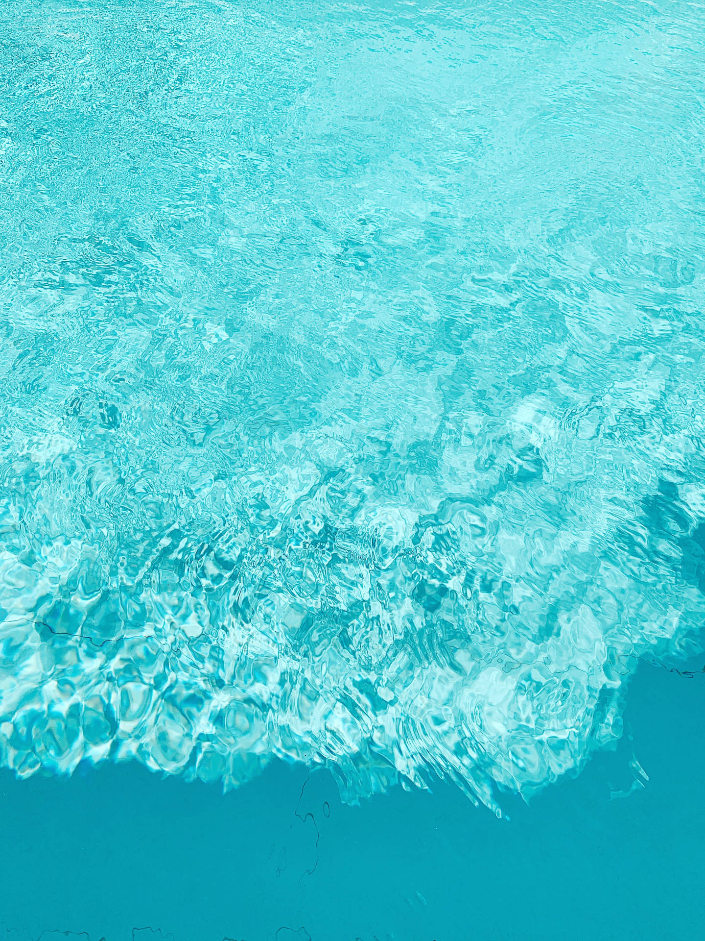 Ocean Blue Water Splashes Background