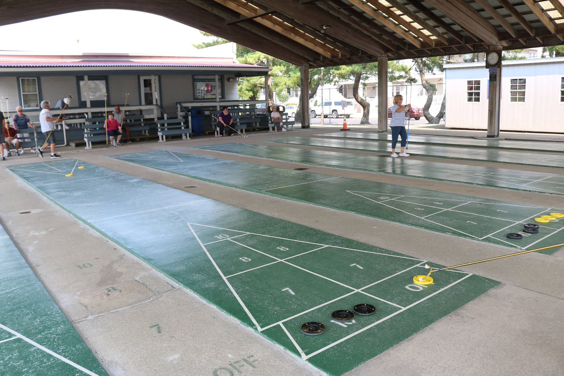 Ocean City Sports Complex Shuffleboard Courts Background