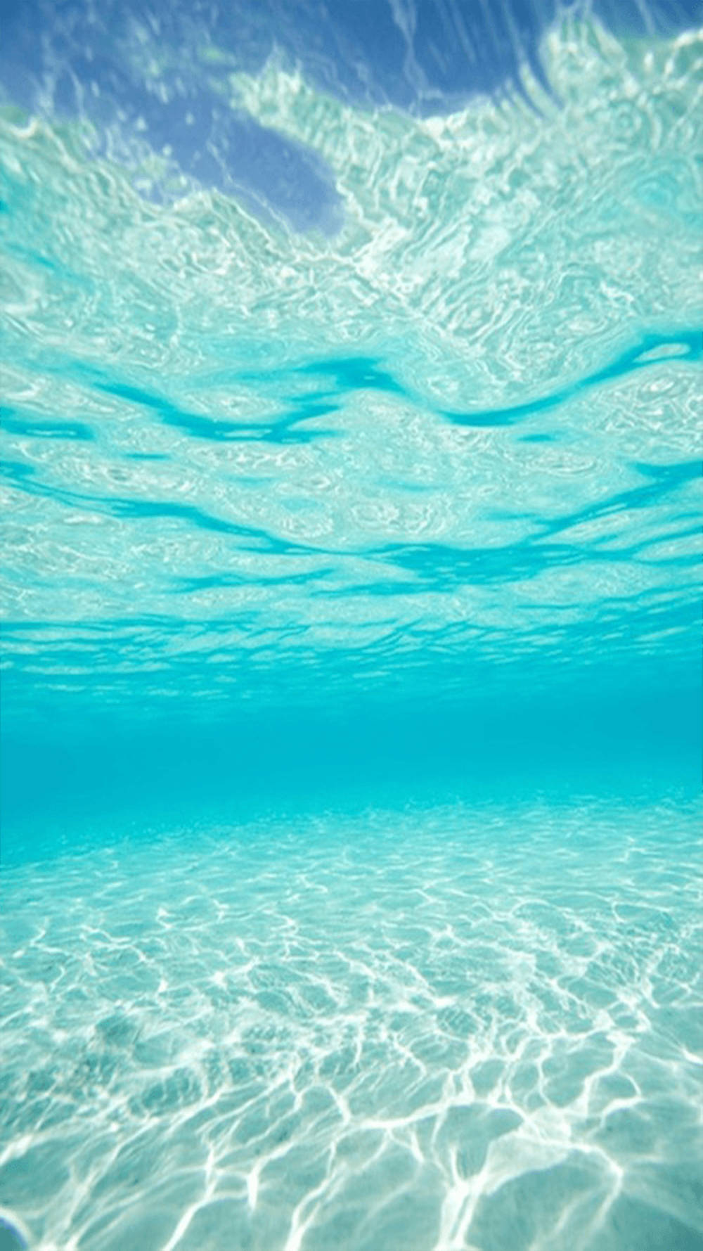 Ocean Iphone Underwater View