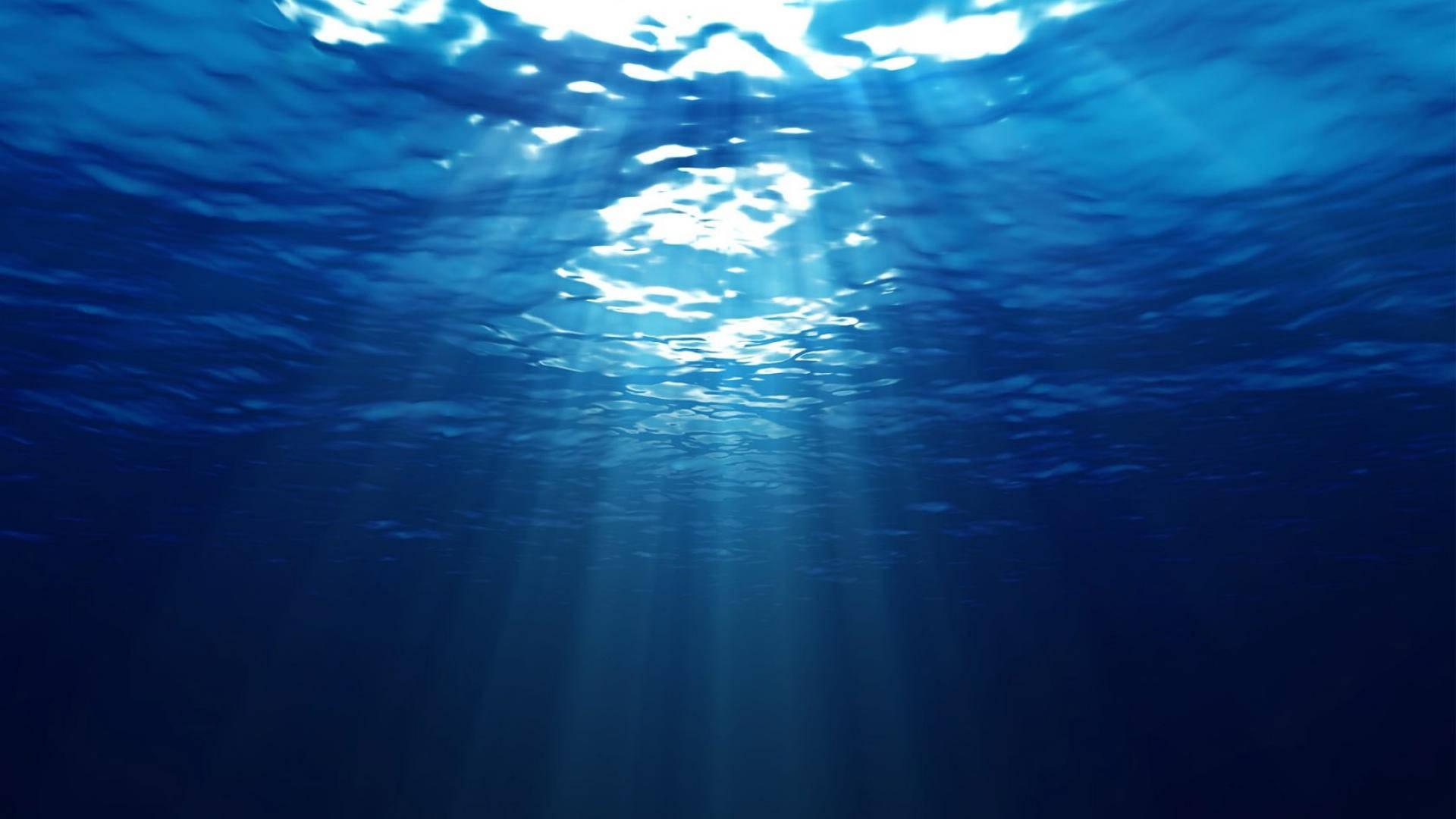Ocean Underwater Light Background