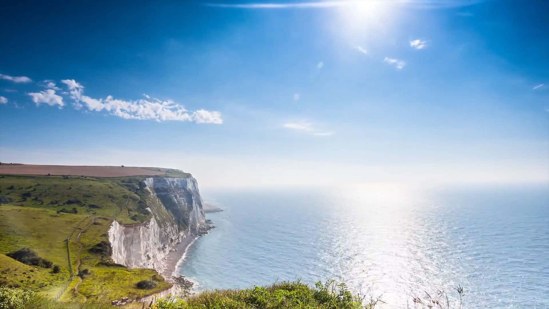 Ocean View At White Cliffs Of Dover