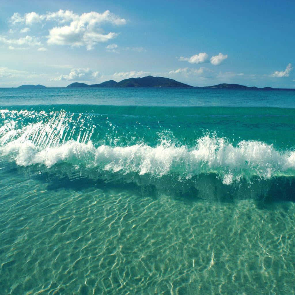 Ocean Waves Awesome Ipad Background