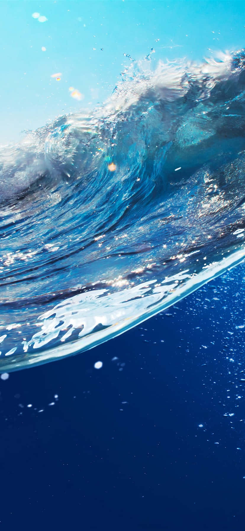 Ocean Waves Blue Iphone Xr Background