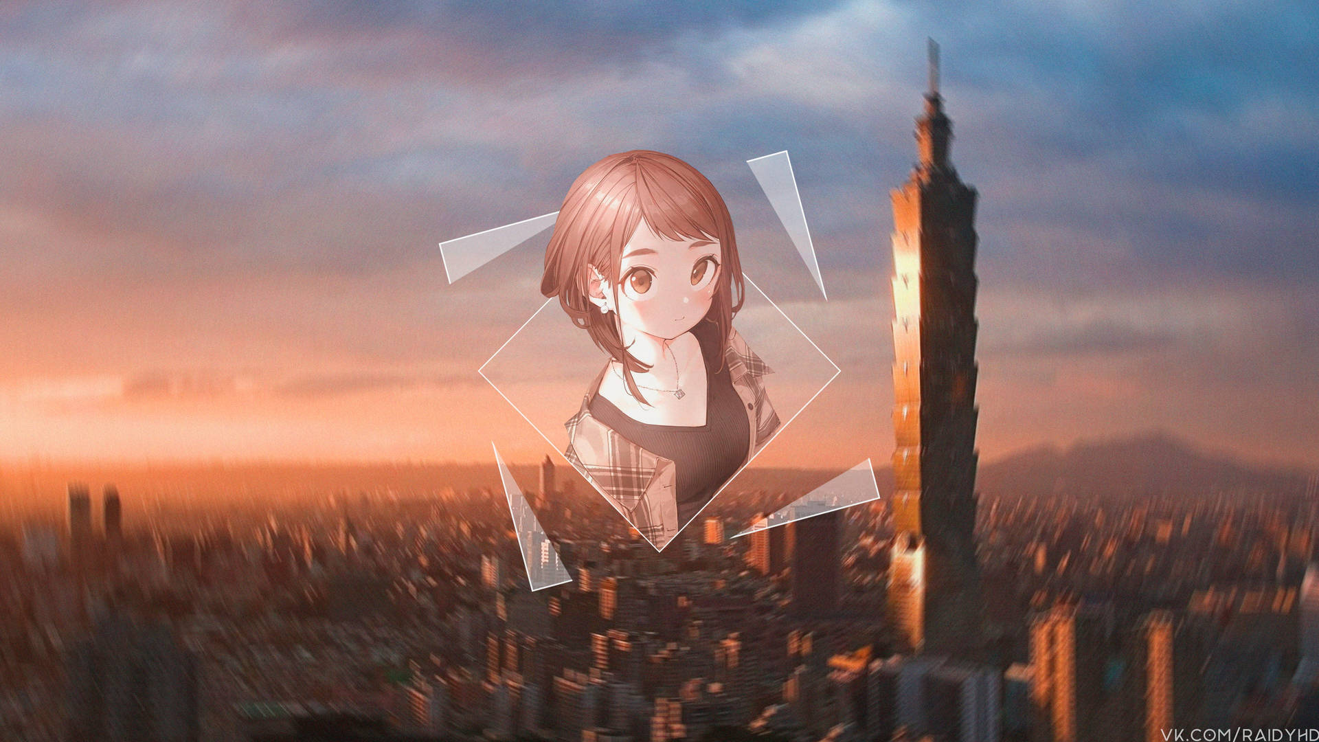 Ochaco Uraraka Cityscape