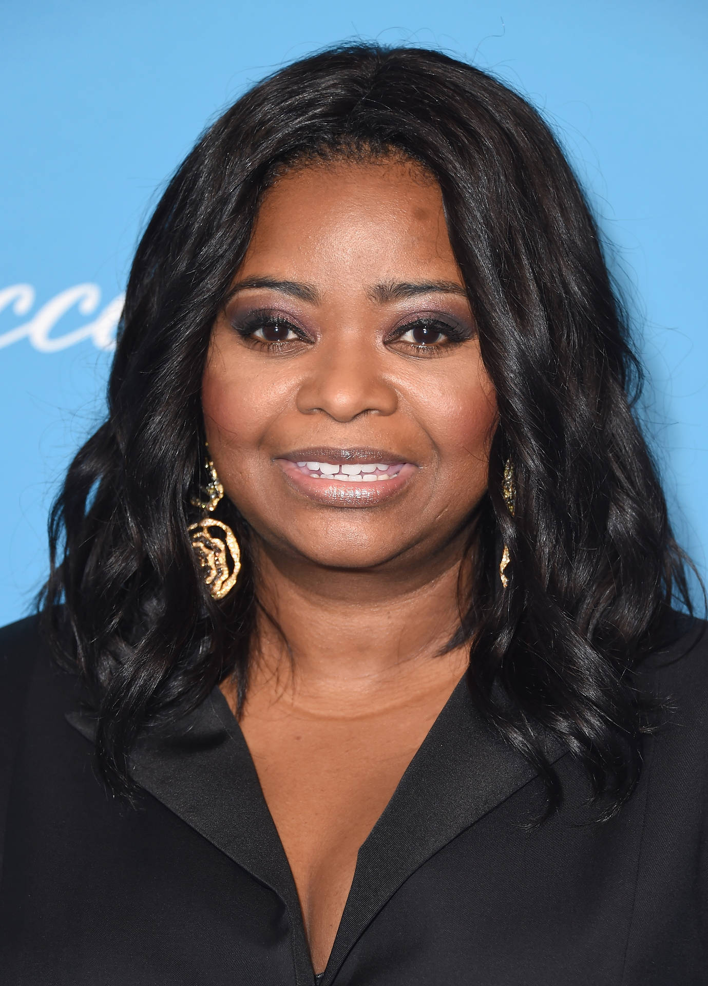 Octavia Spencer, Award-winning Actress In A Dramatic Movie Background