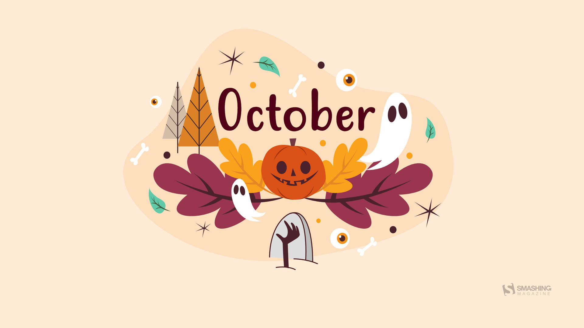 October Means Pumpkin Picking And Family Fun! Background