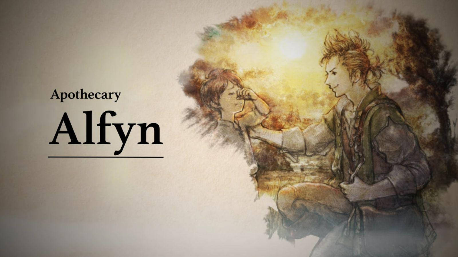 Octopath Traveler Alfyn Greets The Dawn