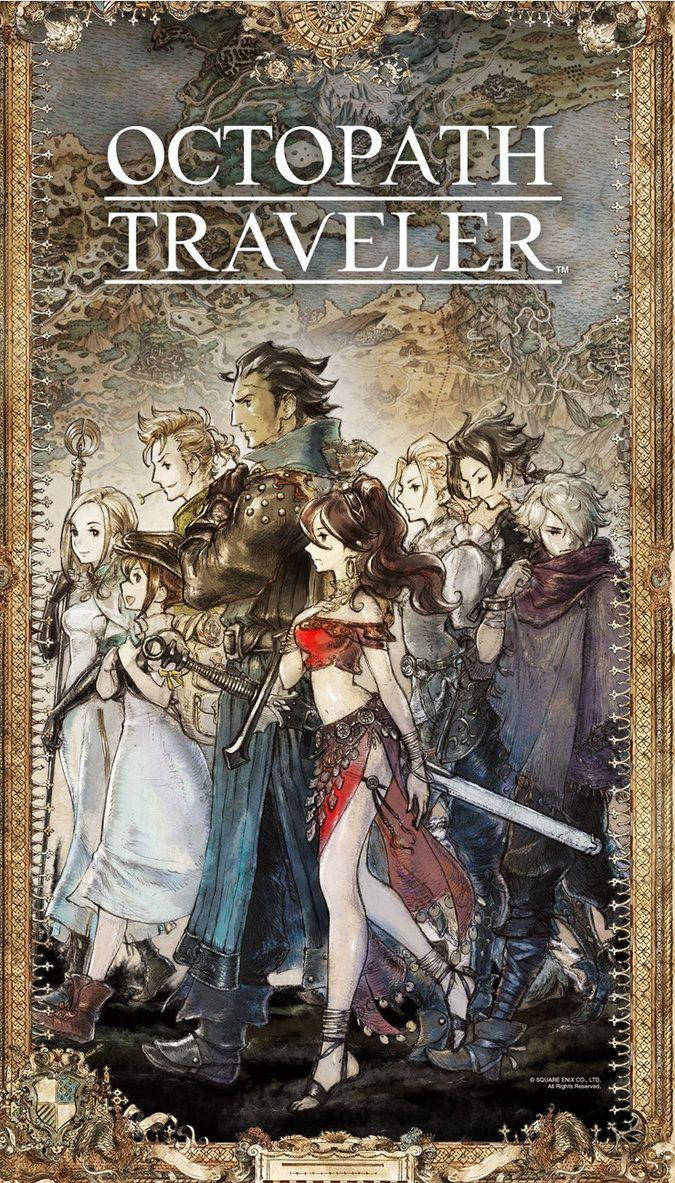 Octopath Traveler Book Cover Background