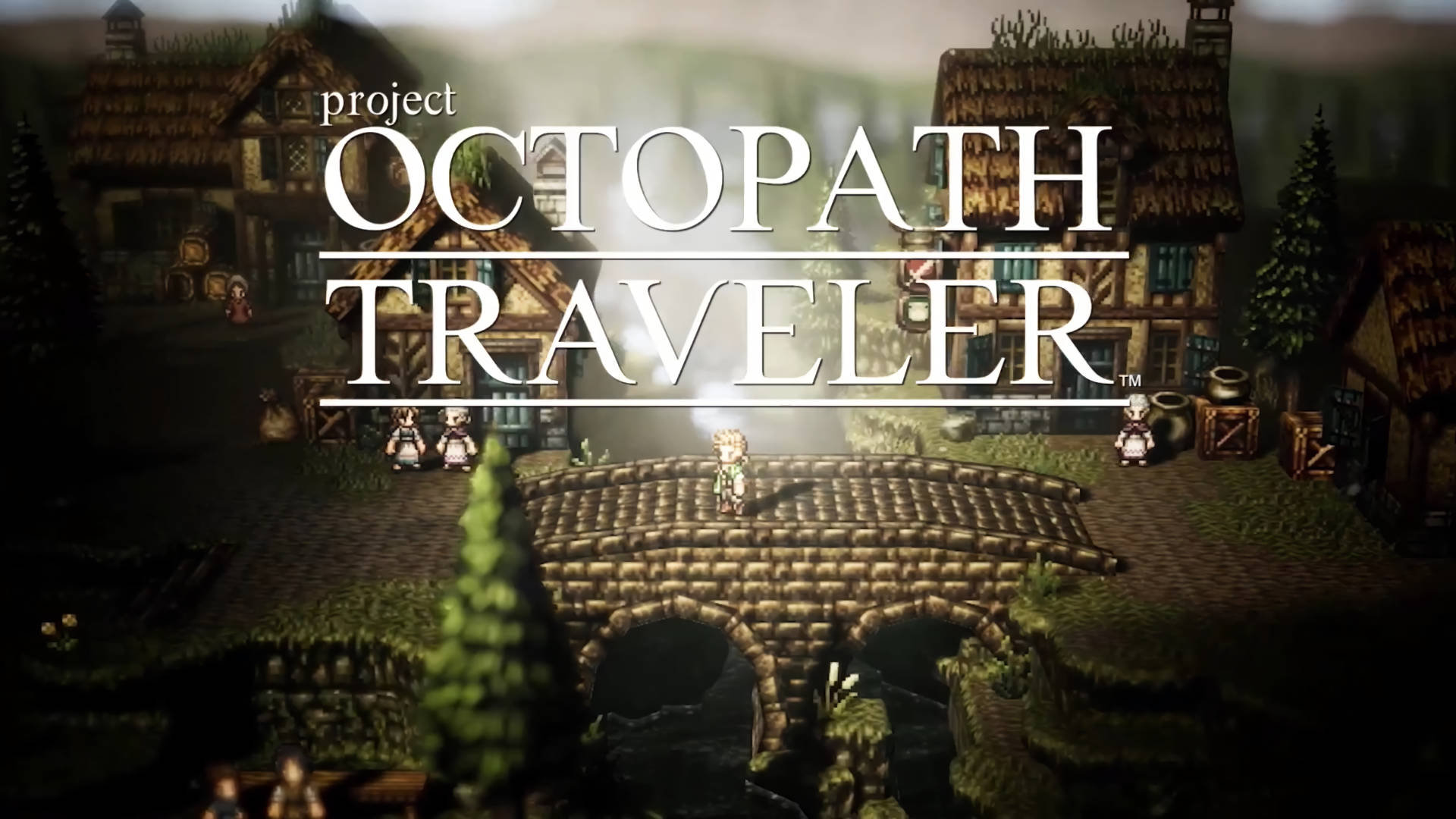 Octopath Traveler Game Poster Background