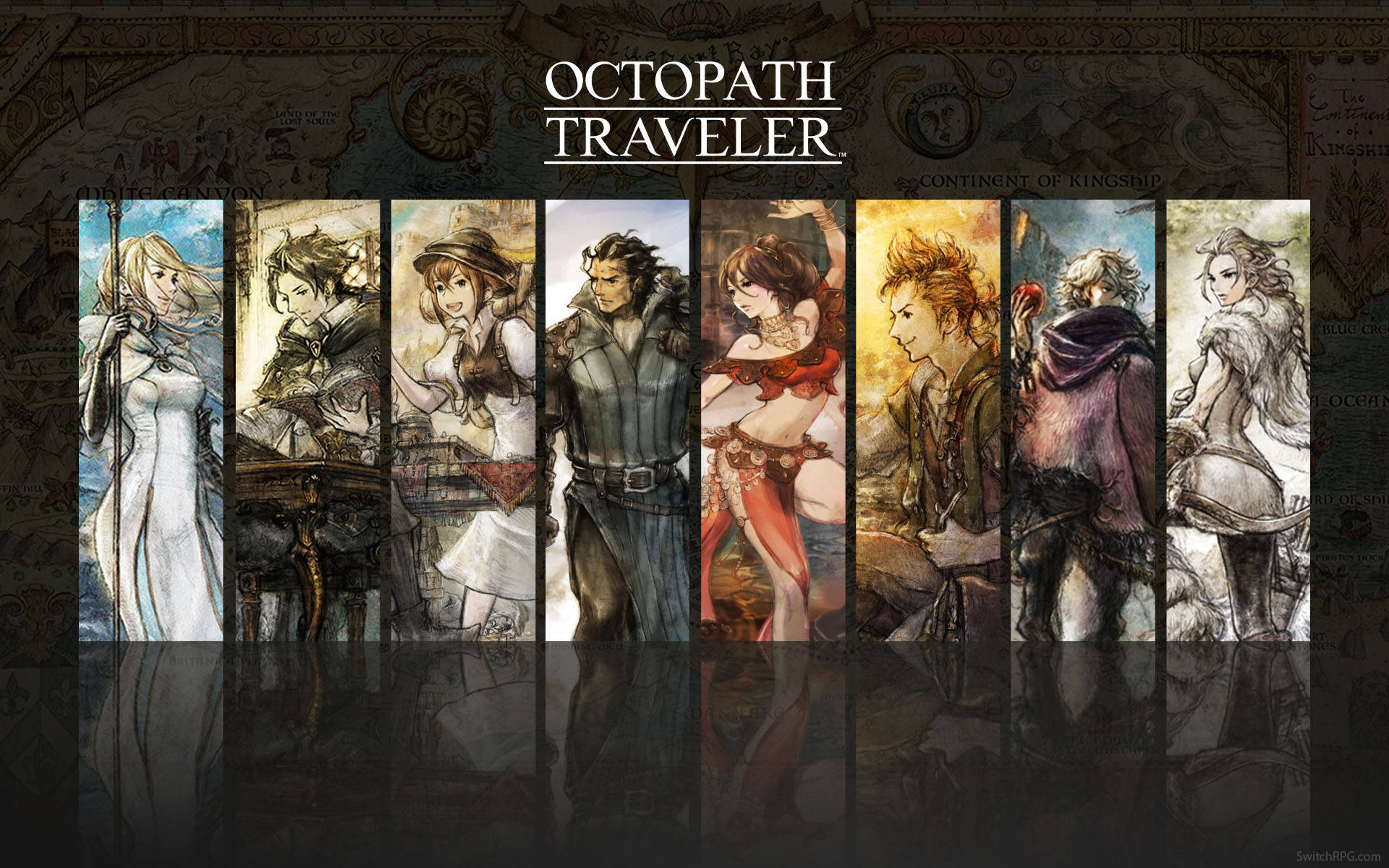 Octopath Traveler Main Characters Background