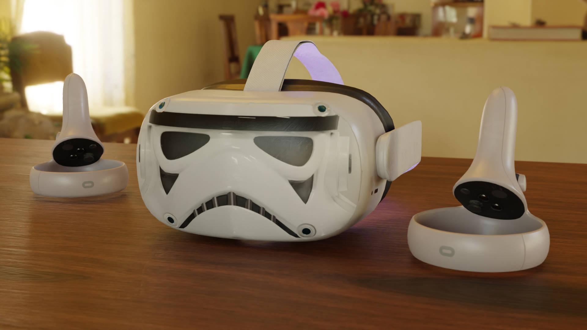 Oculus Quest 2 Stormtrooper Decal Background