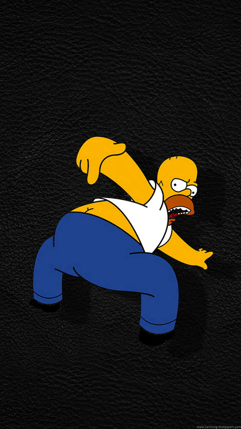 Odd Homer Simpson [wallpaper] Background