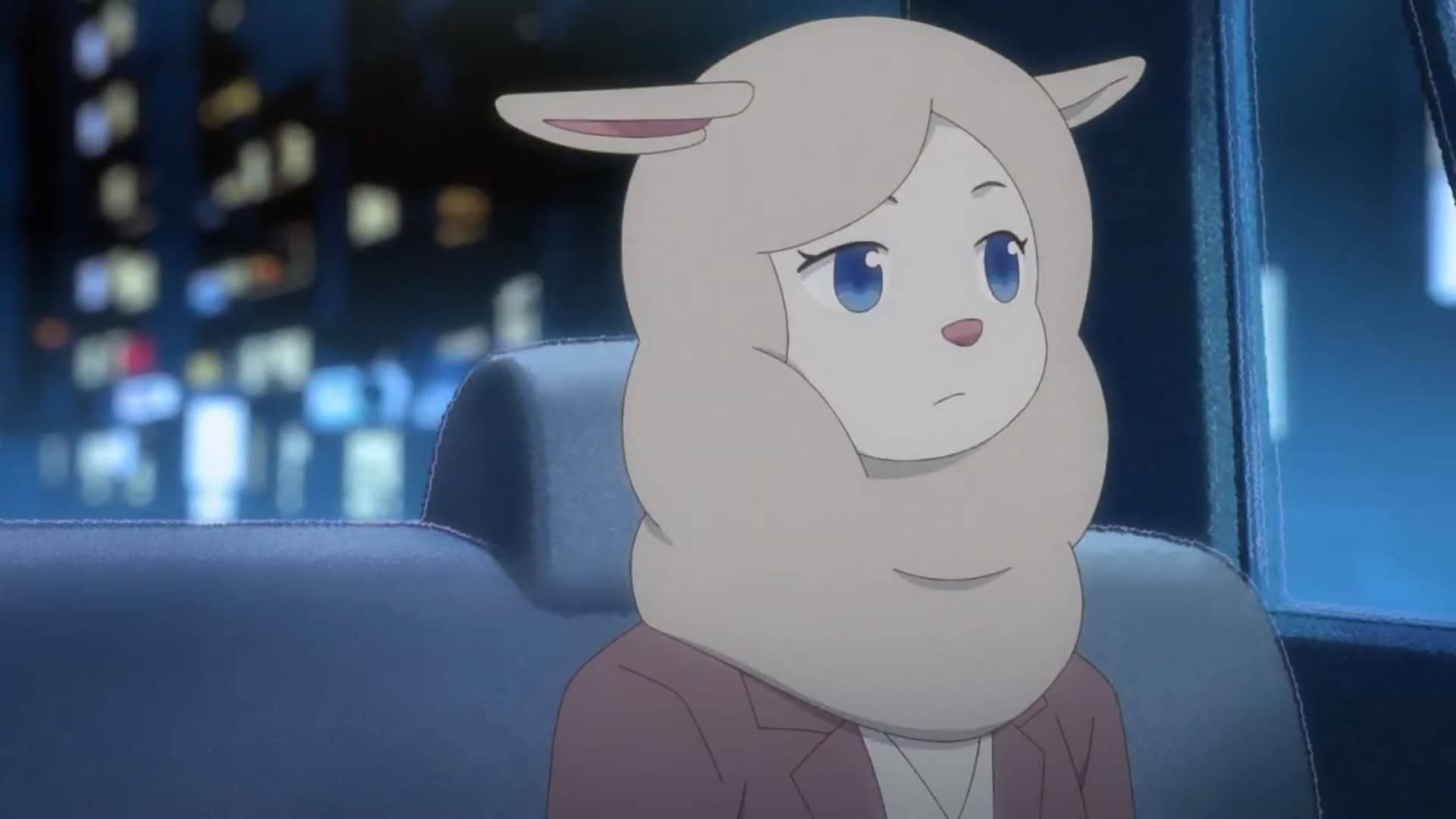 Odd Taxi Anime Wallpaper - Main Character Walrus In Taxi Background
