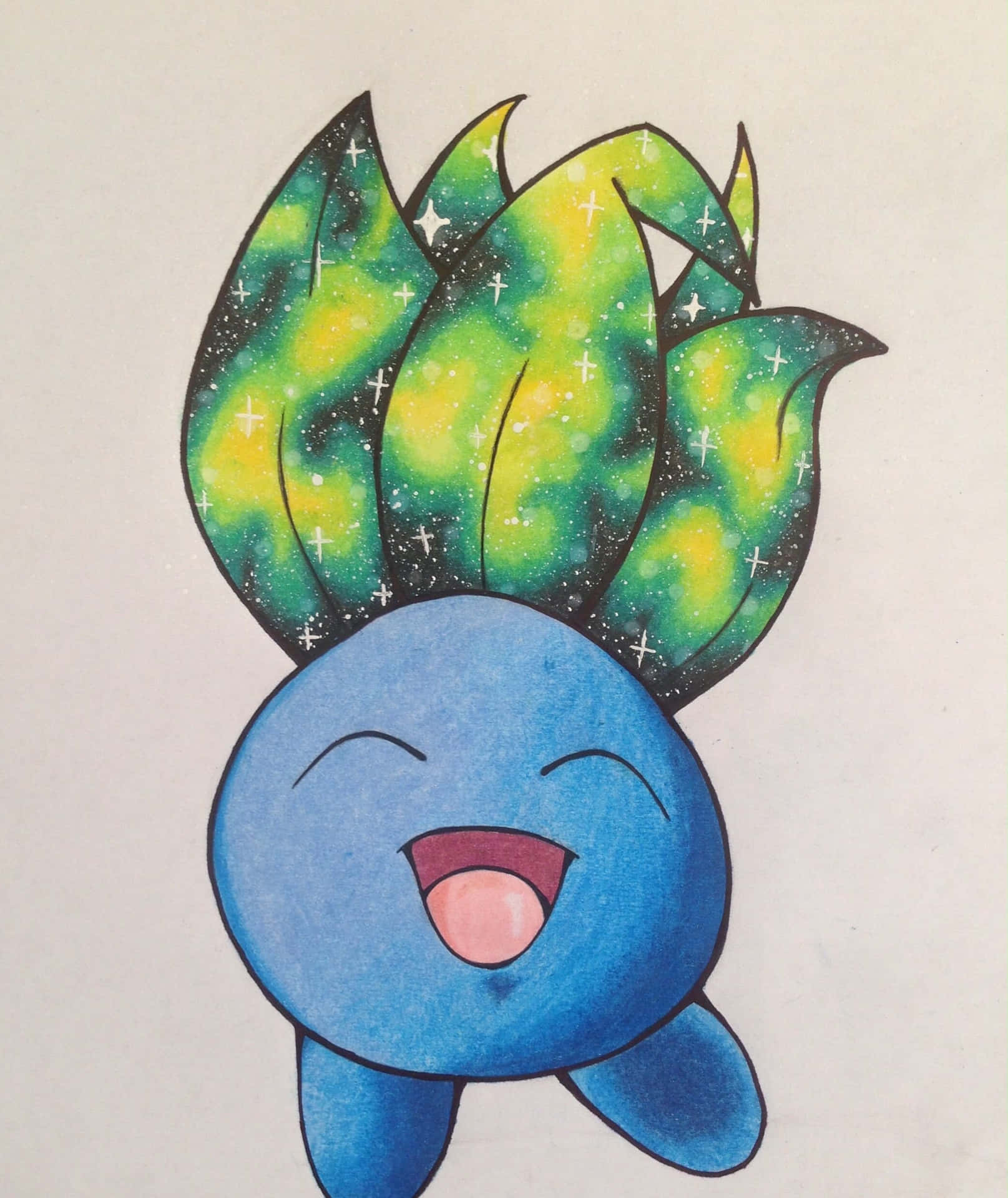 Oddish Sketch Background