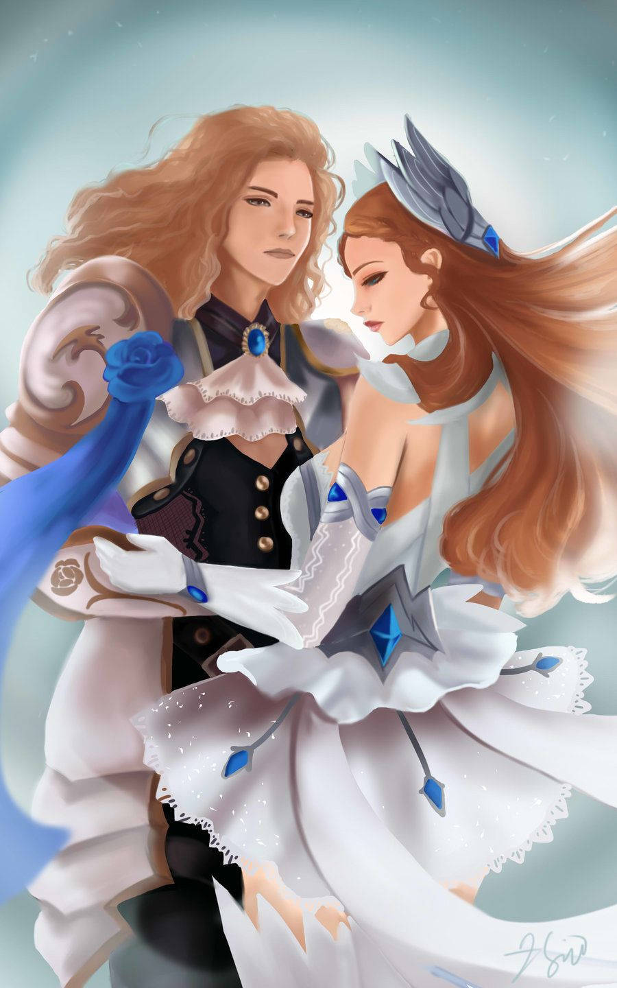 Odette And Lancelot Mobile Legend Digital Paint