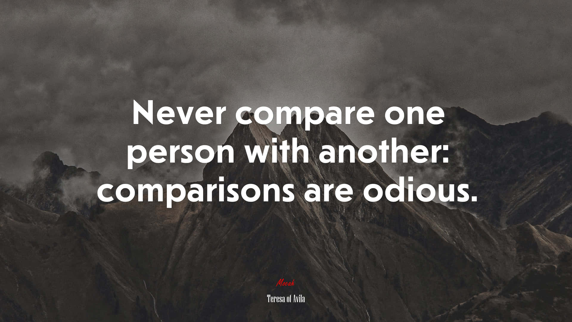 Odious Comparisons Quote