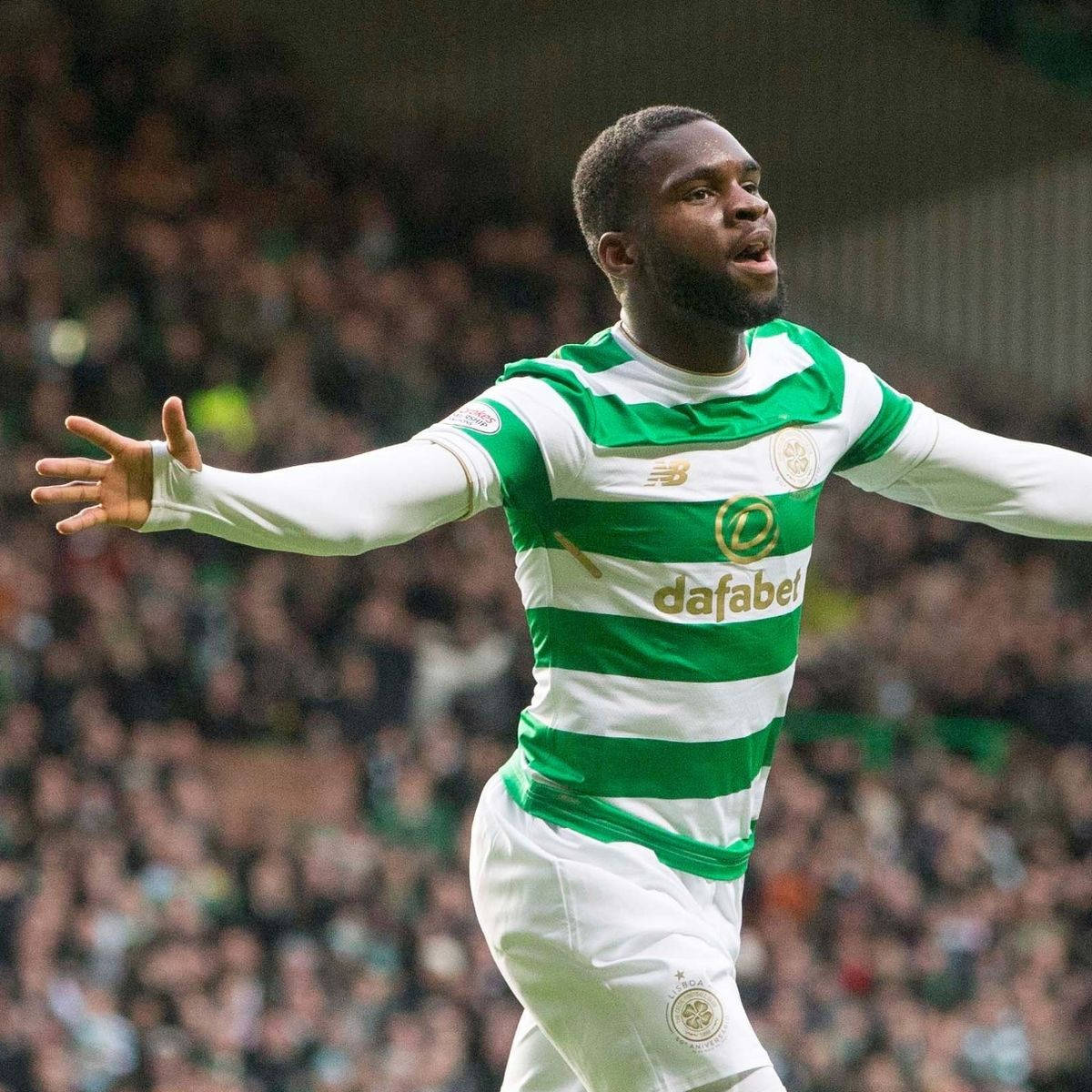 Odsonne Edouard Celebrating A Goal Background