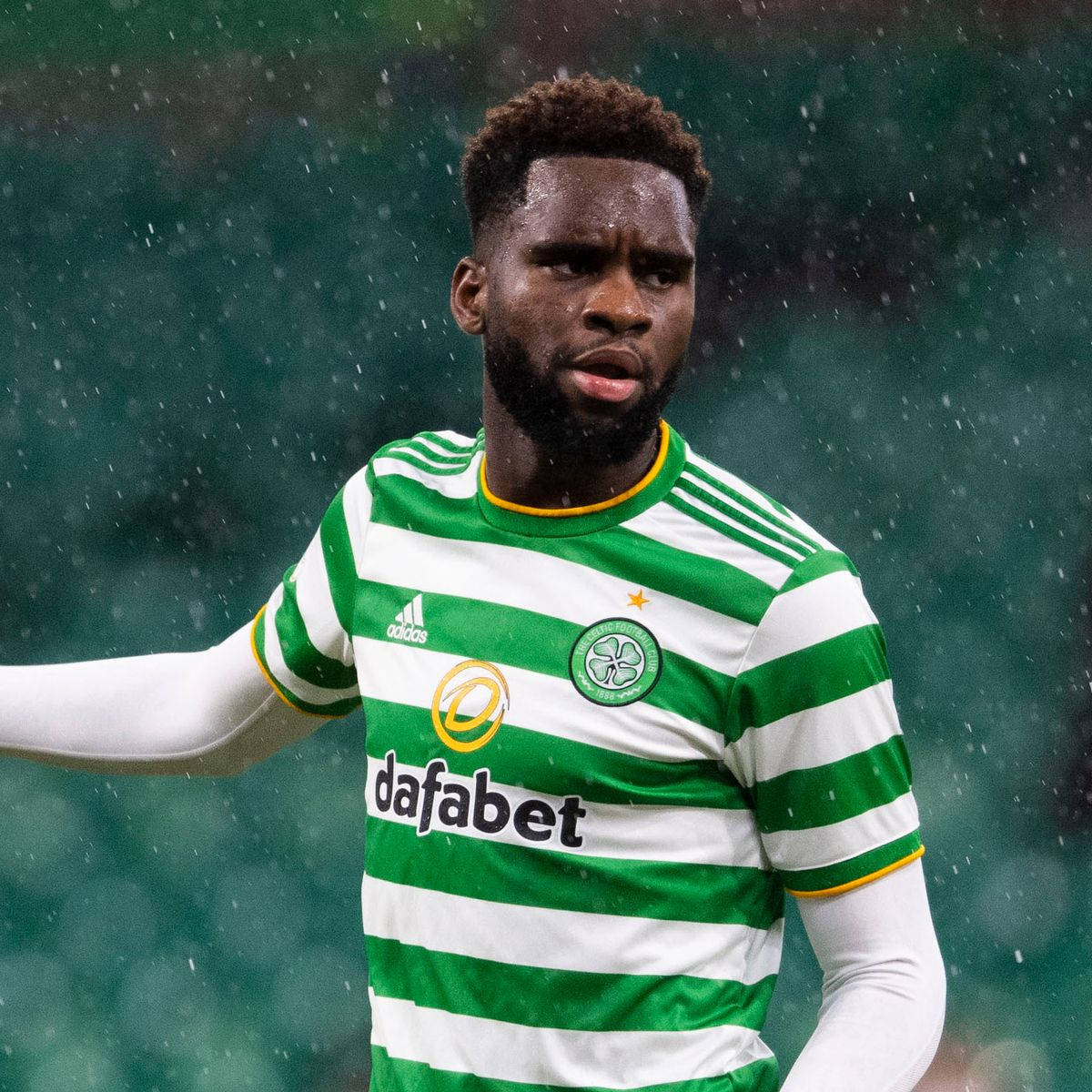 Odsonne Edouard In A Rain-soaked Football Match