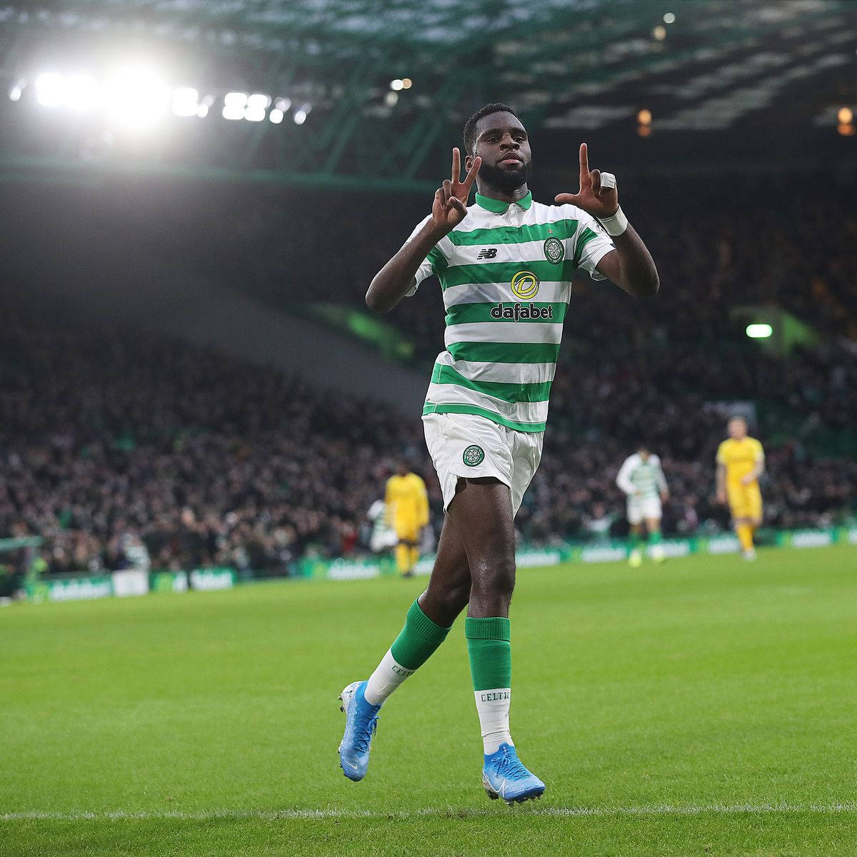 Odsonne Edouard Making Hand Signs Background