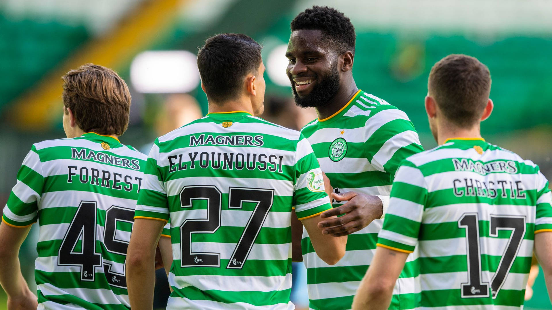 Odsonne Edouard Smiling At Teammates