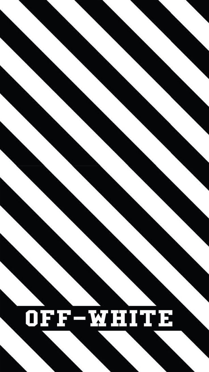 Off White Diagonal Stripes
