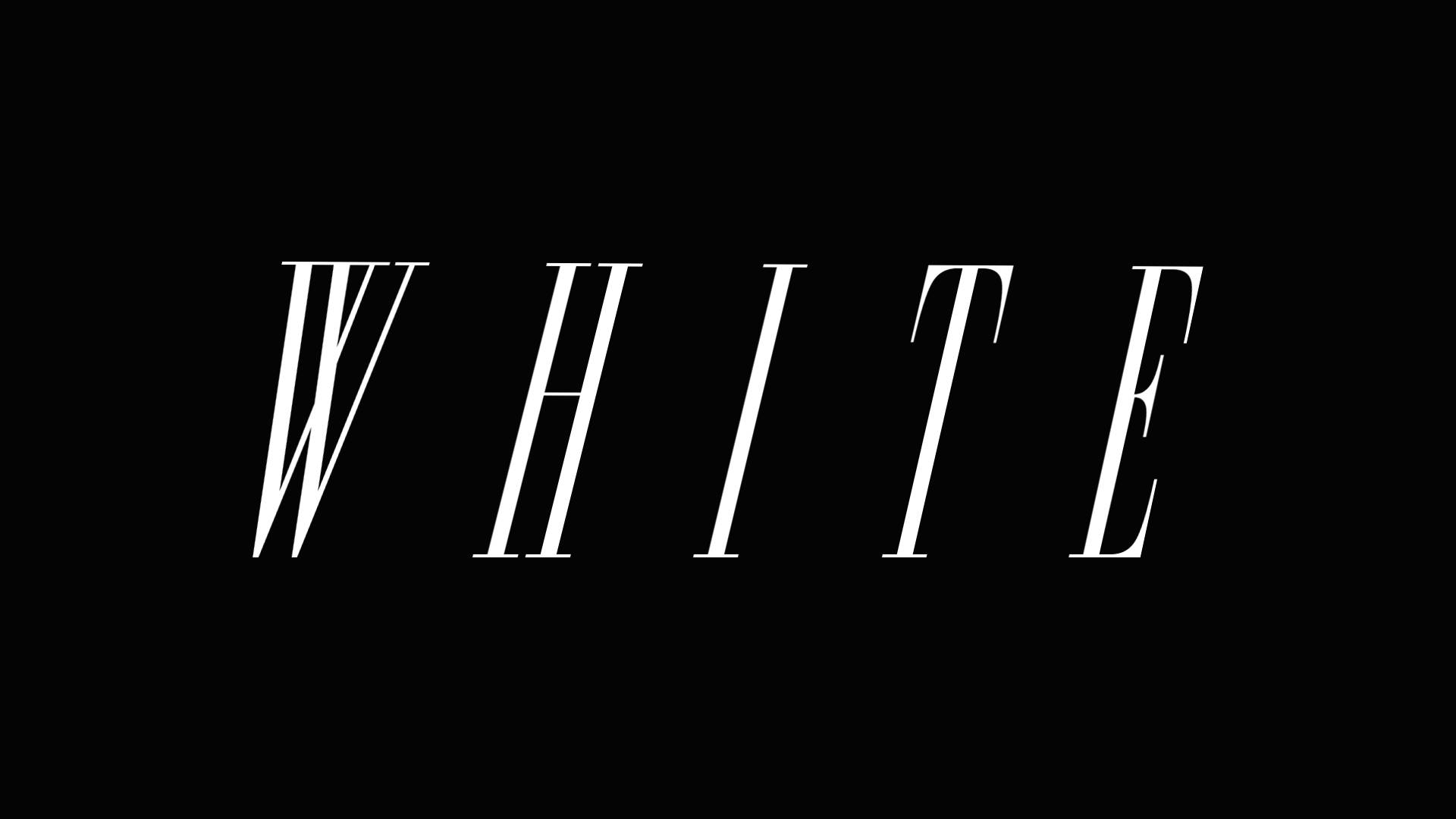 Off White In Black Background