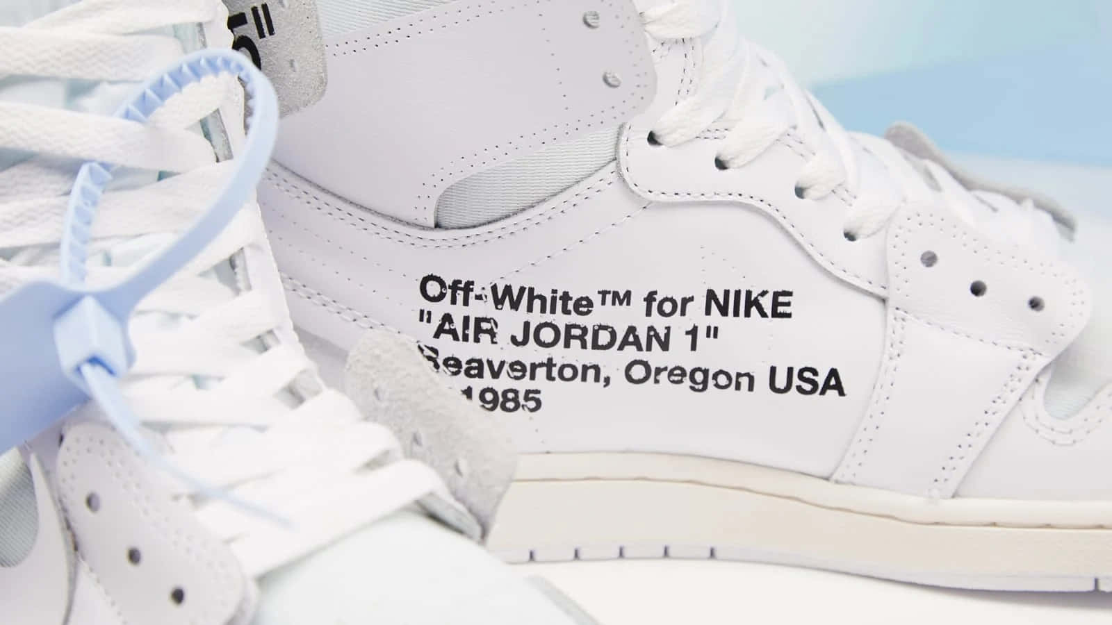 Off White Jordan 1 Oregon Usa Background