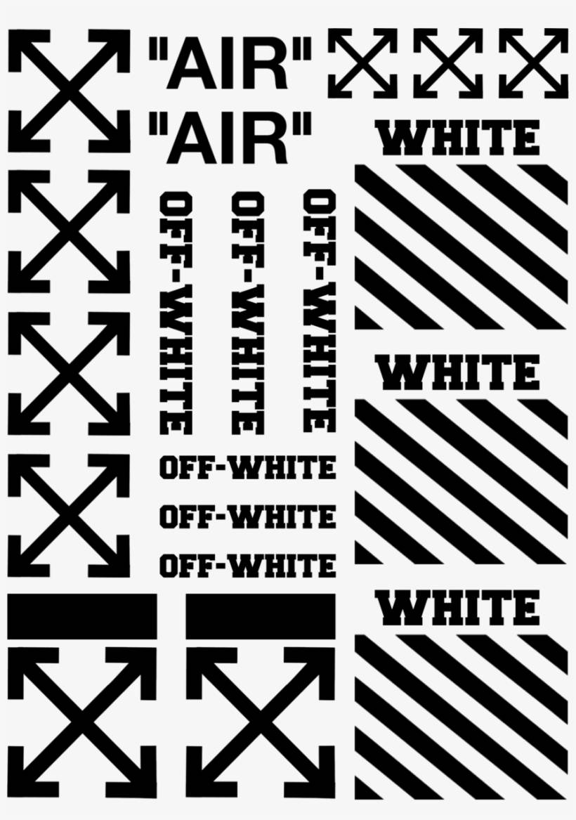 Off White Logo Air Text Background