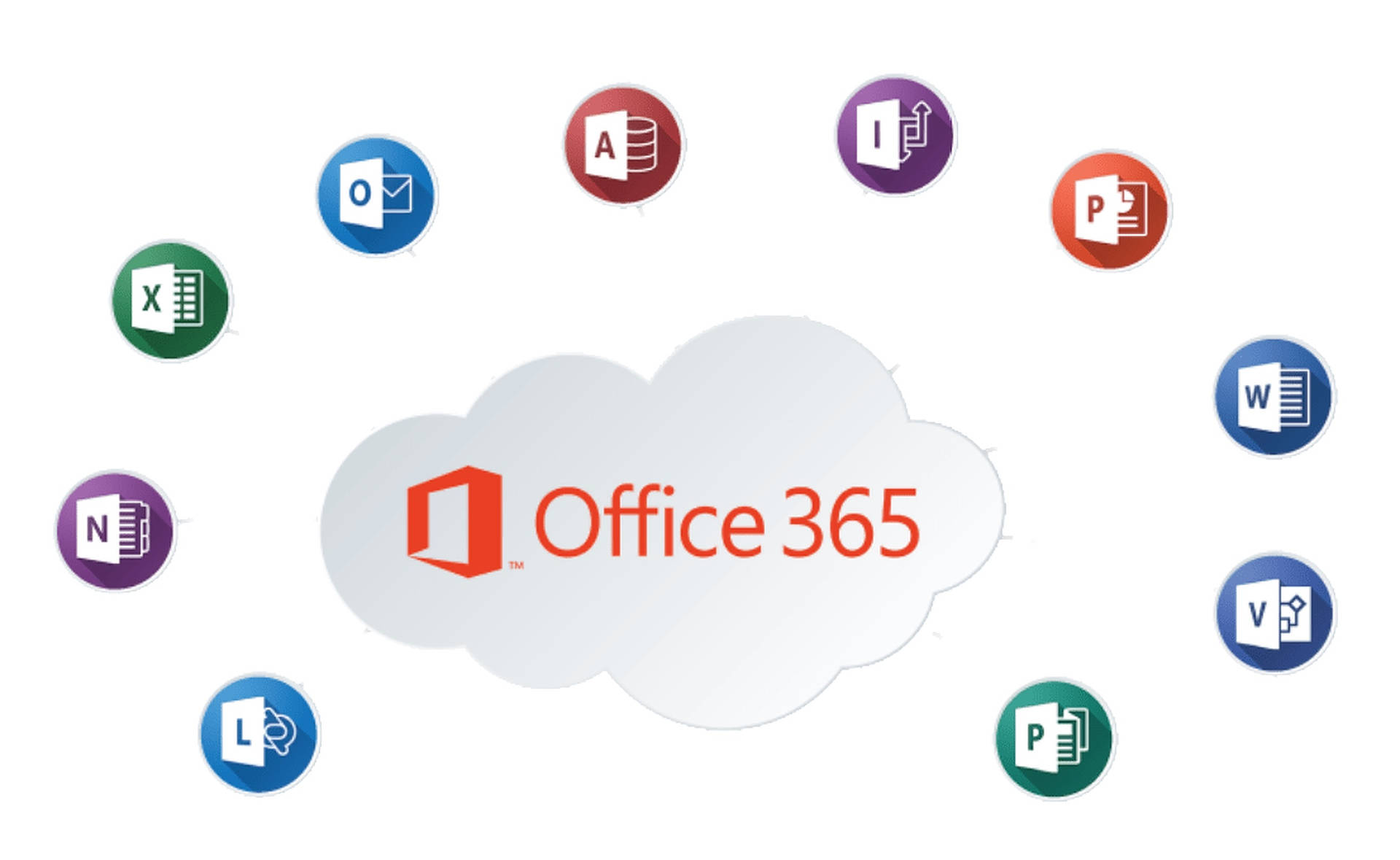 Office 365 Application Icons Background