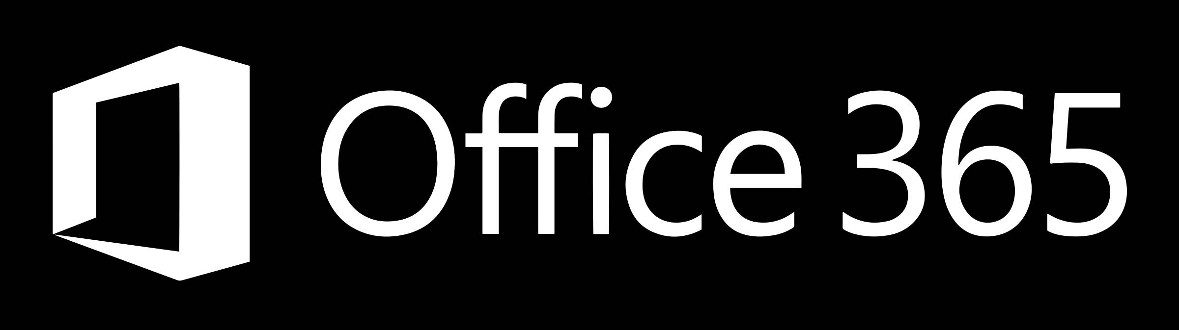 Office 365 Black Logo Background