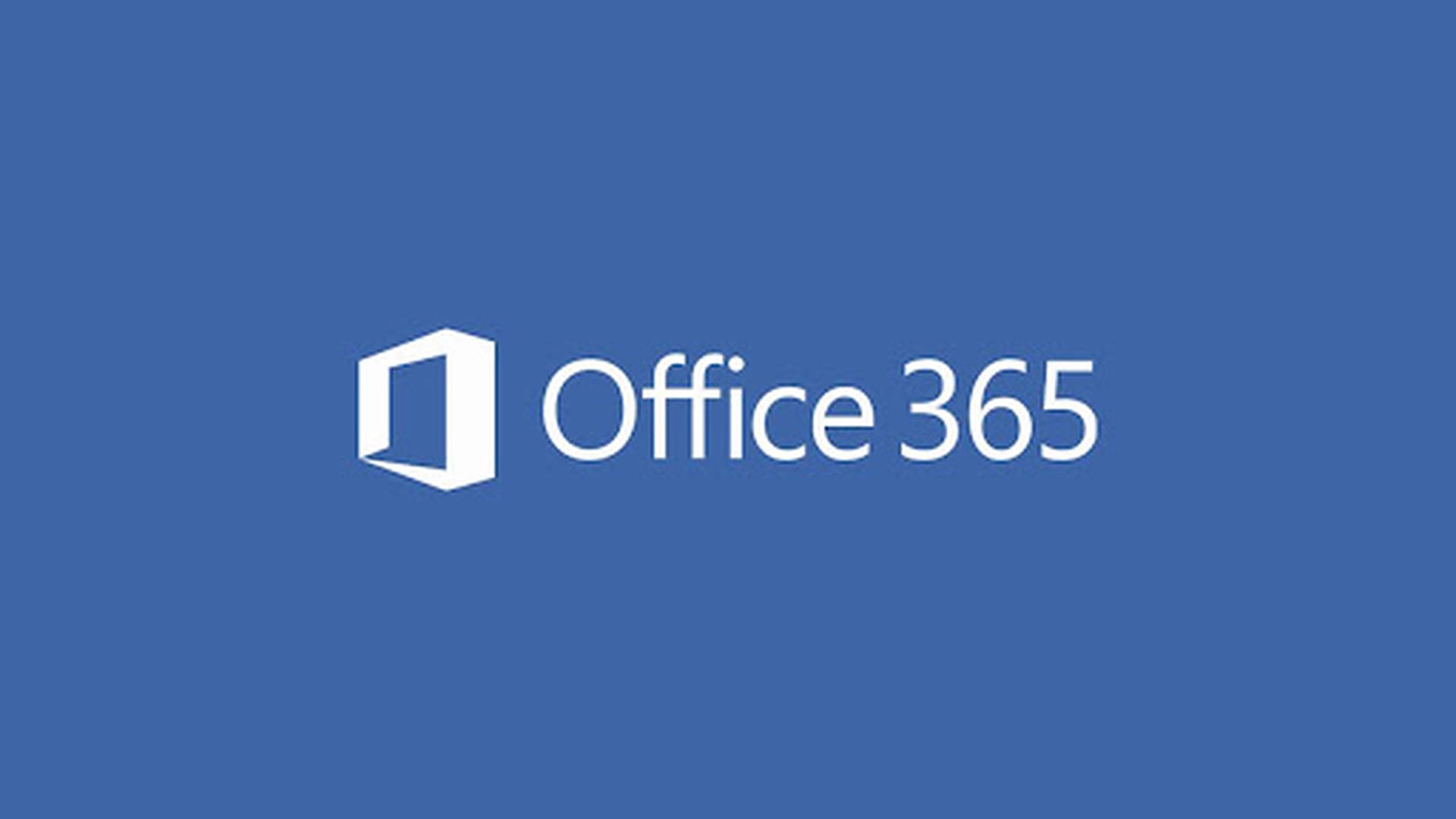 Office 365 Blue Poster Background
