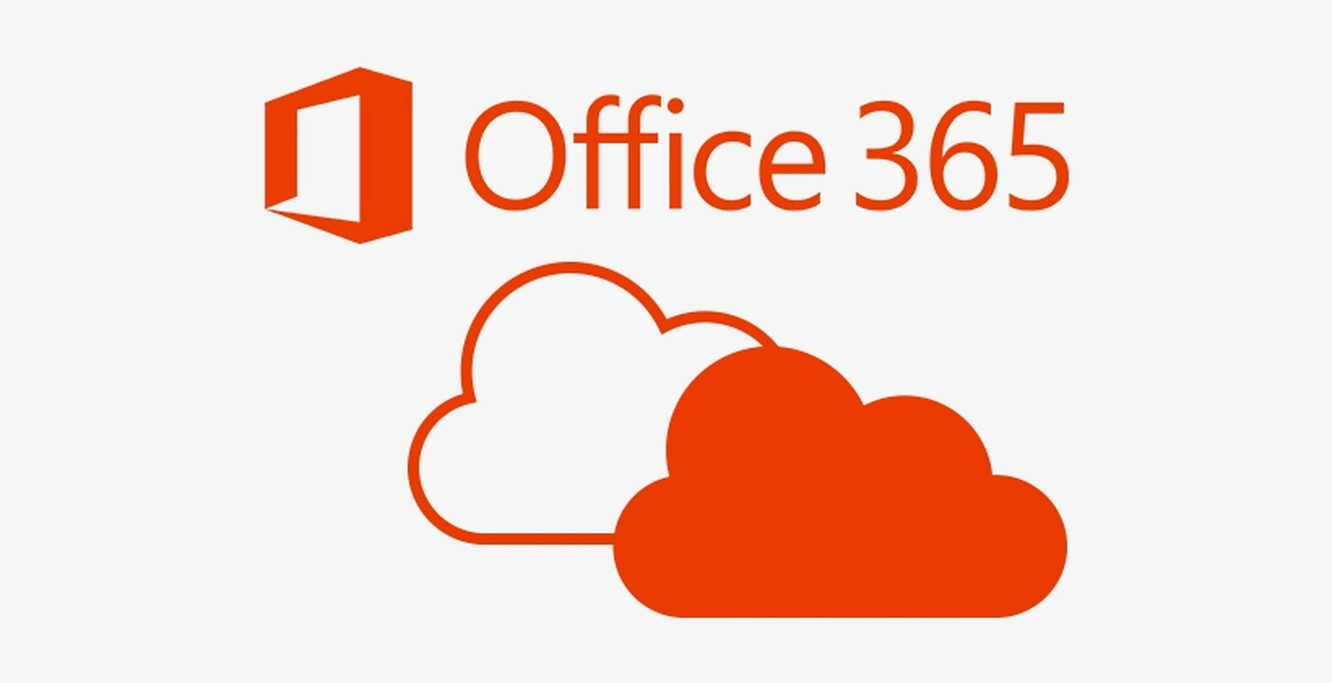 Office 365 Orange Digital Logo Background