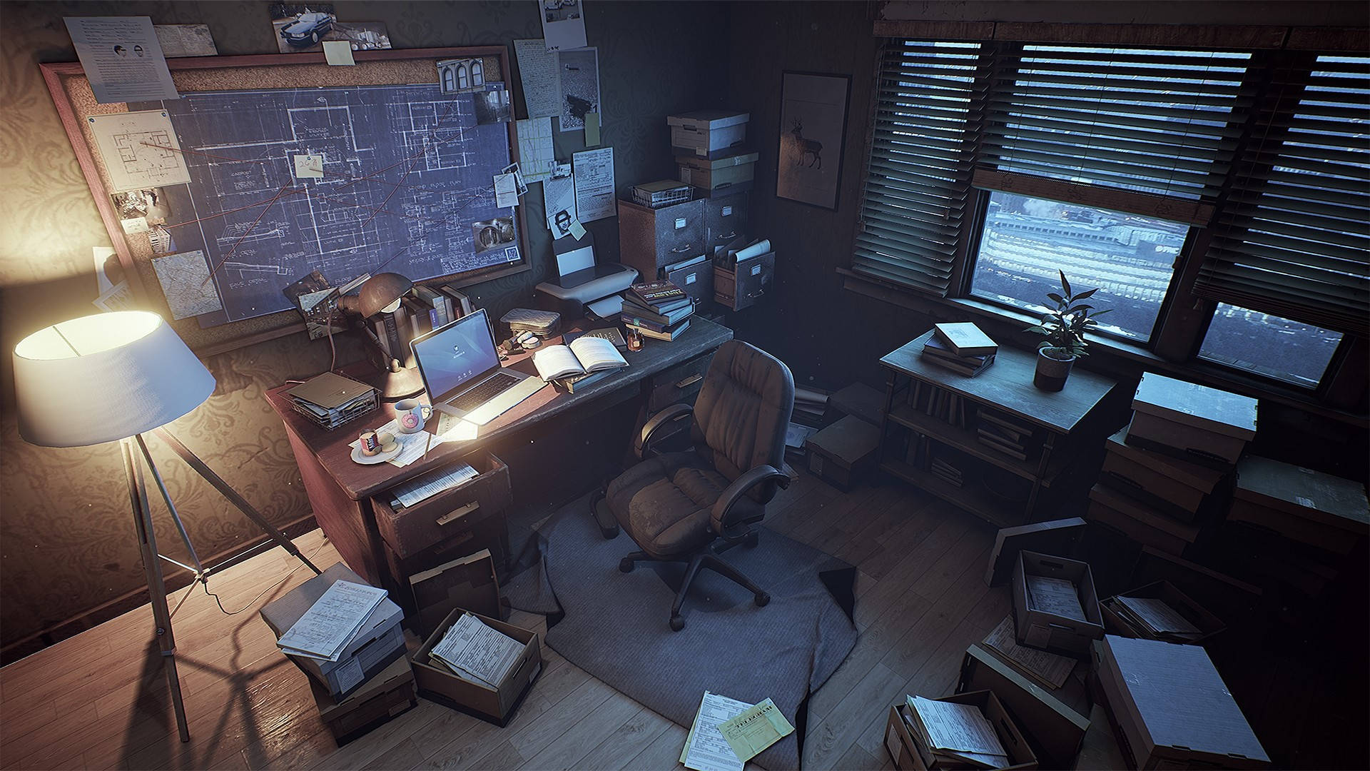 Office Hideout Background