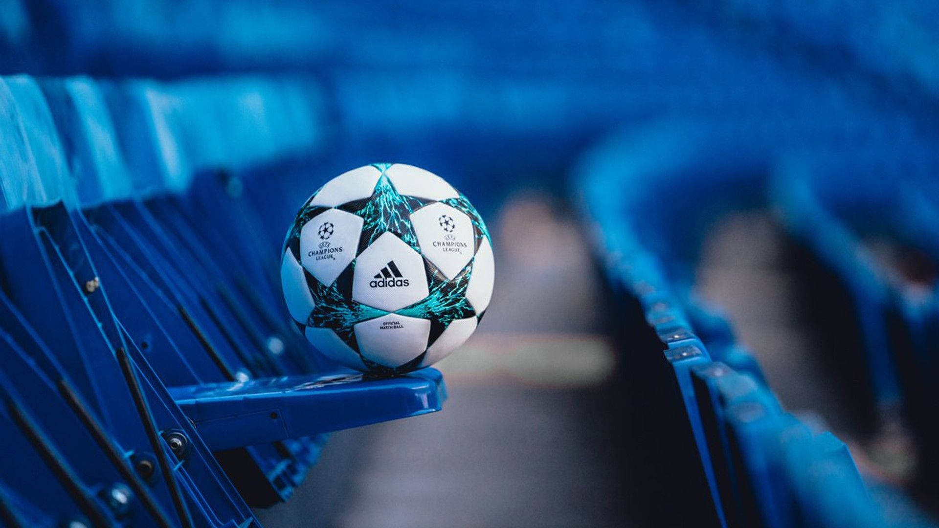 Official Ball 2017-18 Uefa Champions League Background