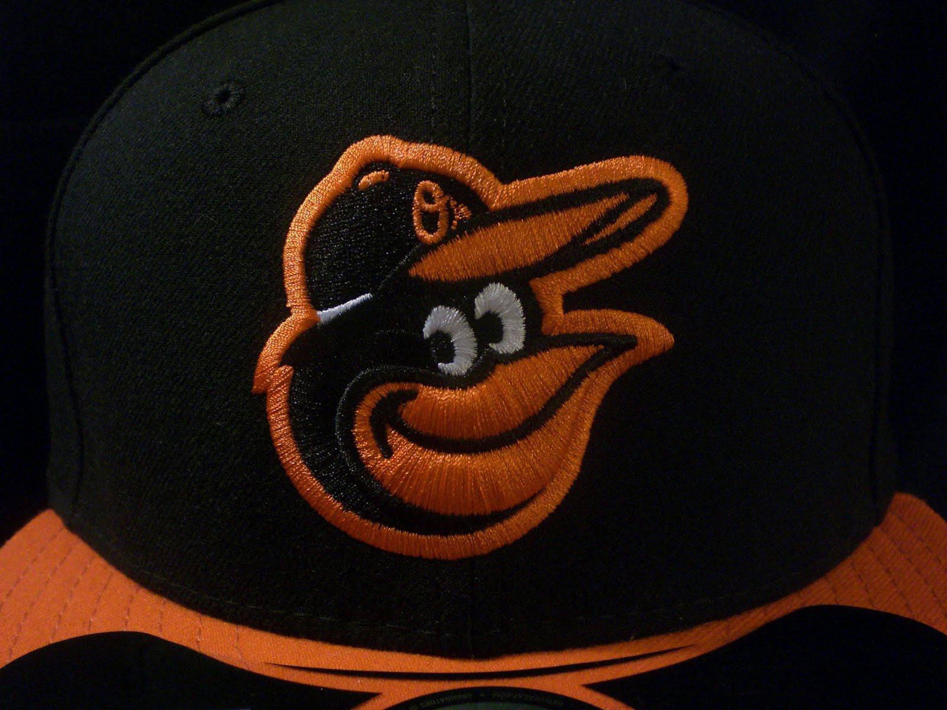 Official Baltimore Orioles Baseball Cap With Emblem Background