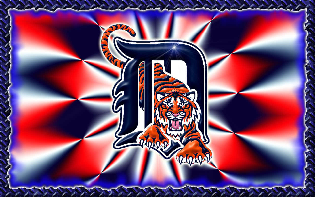Official Detroit Tigers Logo Background