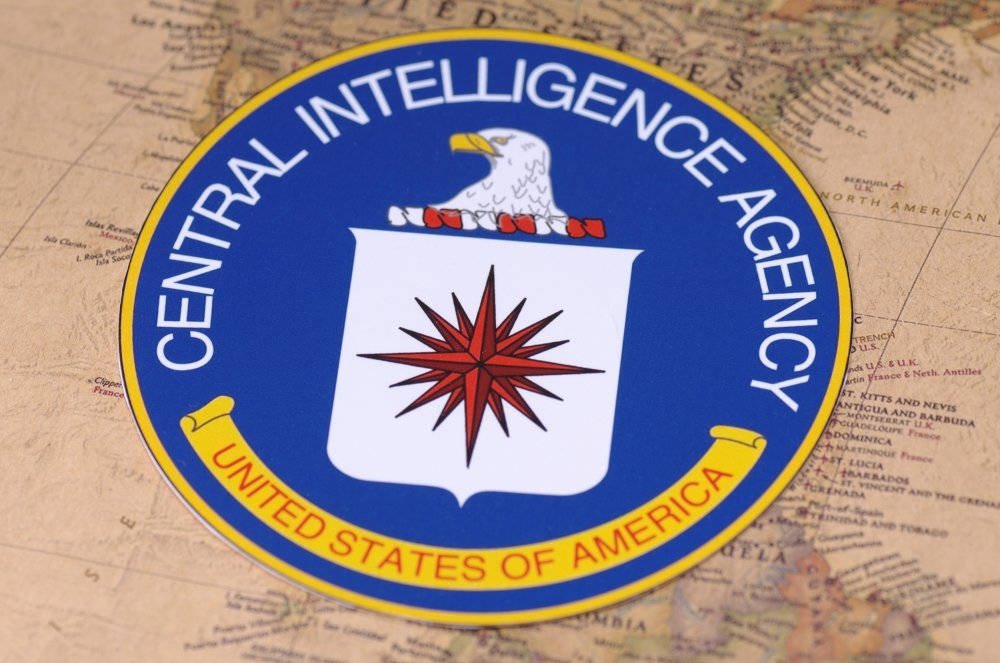 Official Emblem Of The Central Intelligence Agency Background