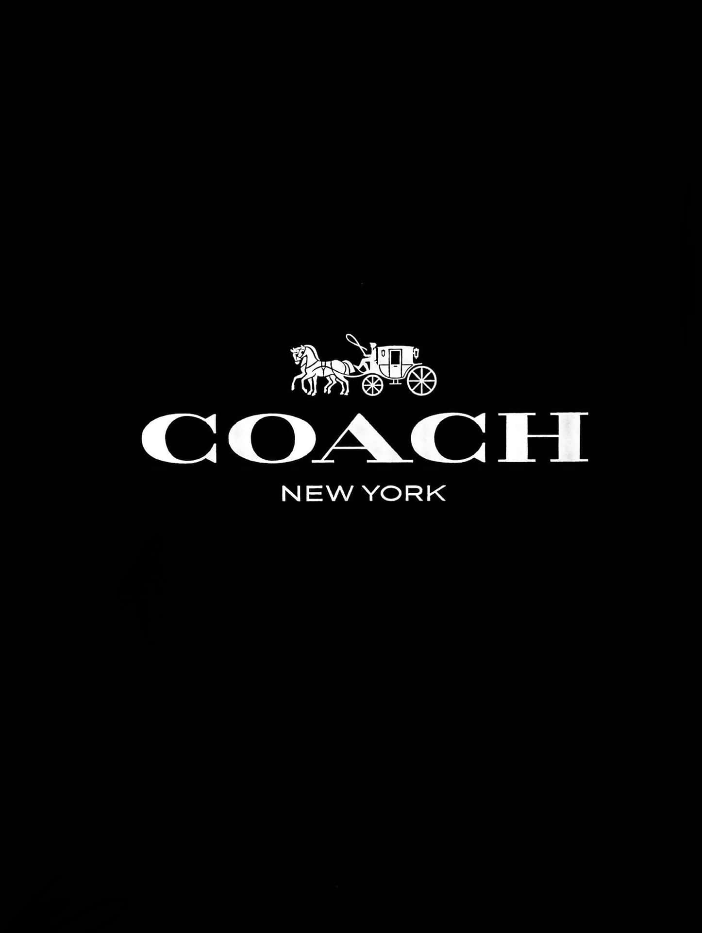 Official Logo Of Coach Background