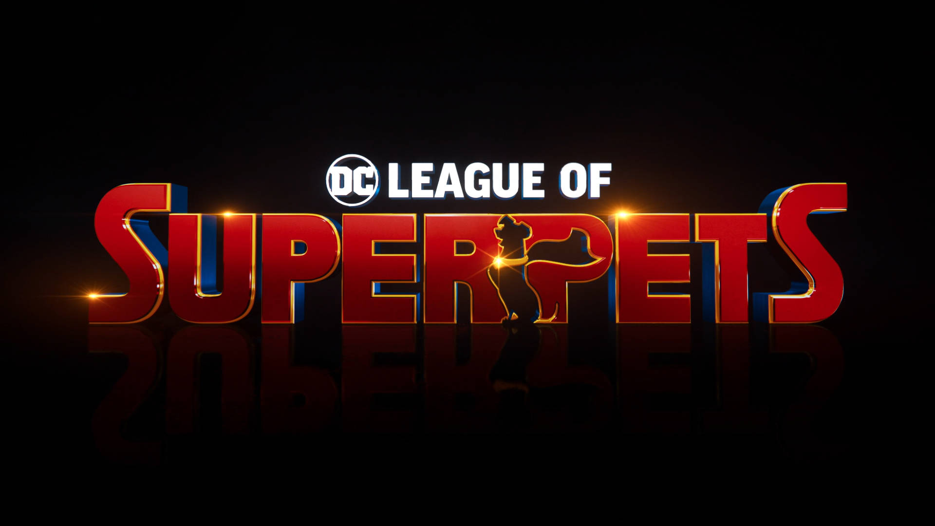 Official Logo Of Dc League Of Super Pets Background